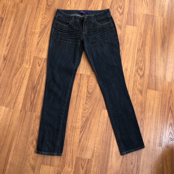 Miley Cyrus x Max Azria Dark Wash Skinny Jeans - Picture 1 of 4